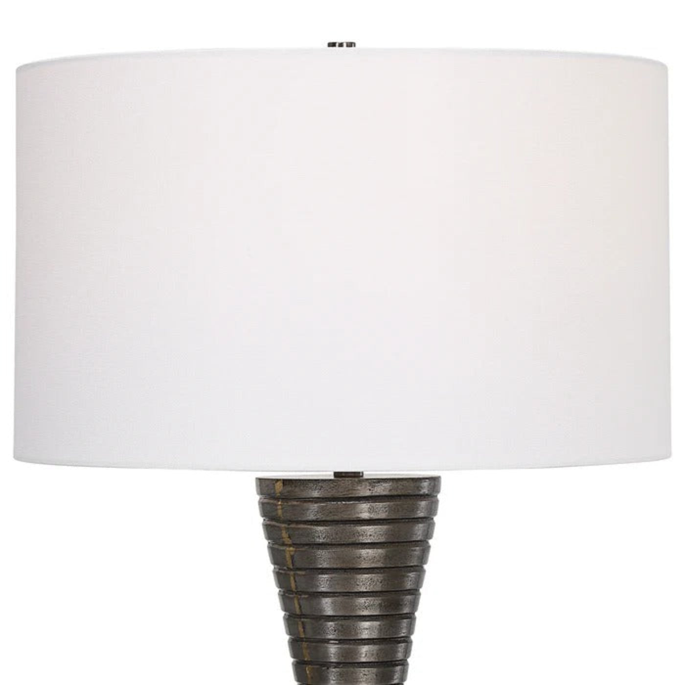 Uttermost Renegade Ribbed Iron Table Lamp 28473 - 28473