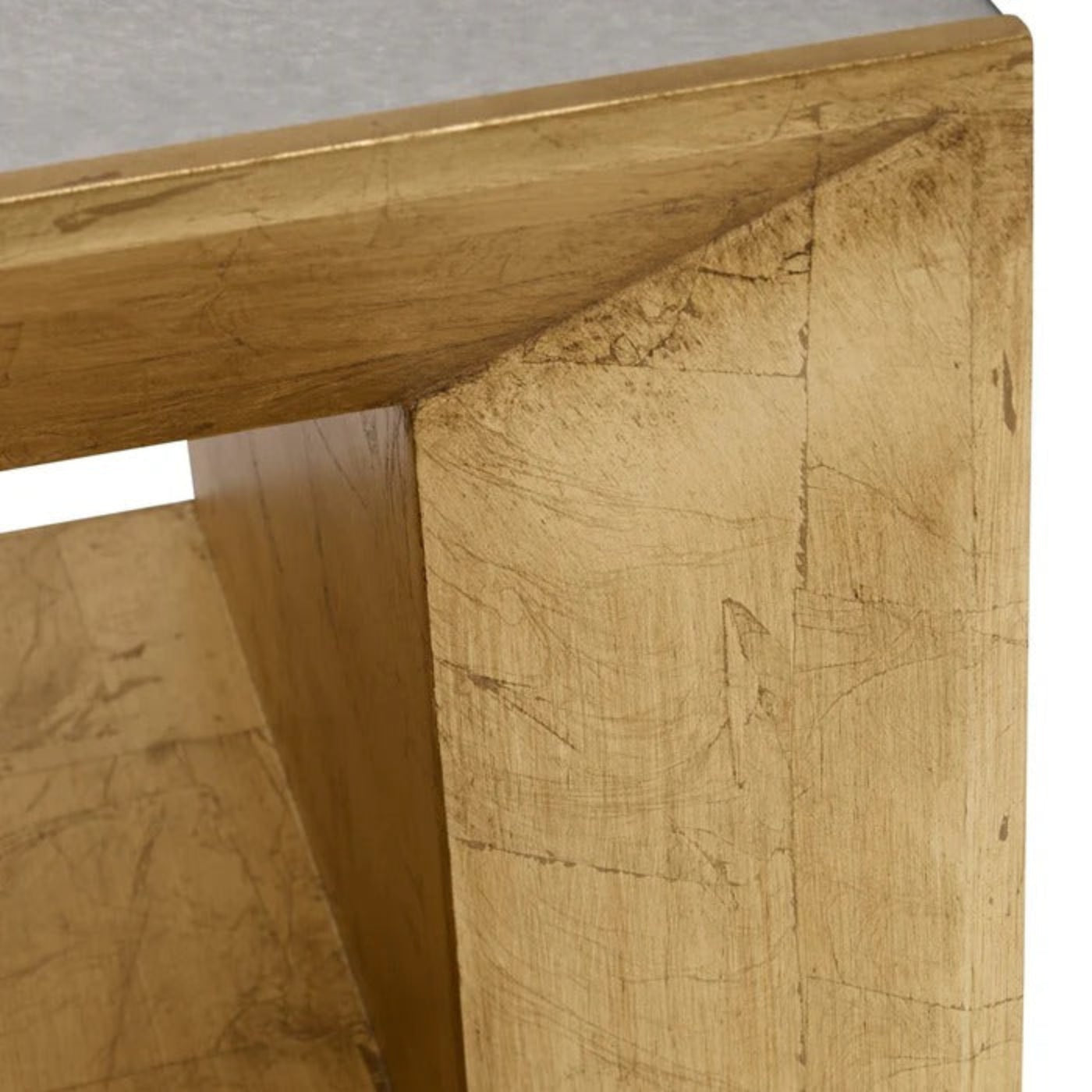 Uttermost Flair Gold Cube Table 24763 - 24763