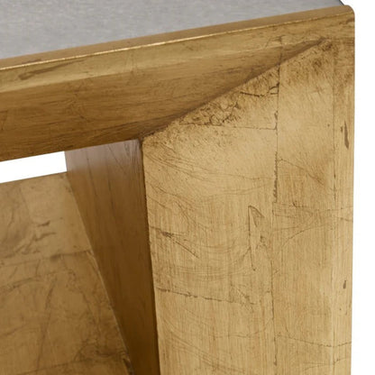 Uttermost Flair Gold Cube Table 24763 - 24763