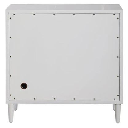 Uttermost Stockholm White 2 Door Cabinet 25105 -  25105
