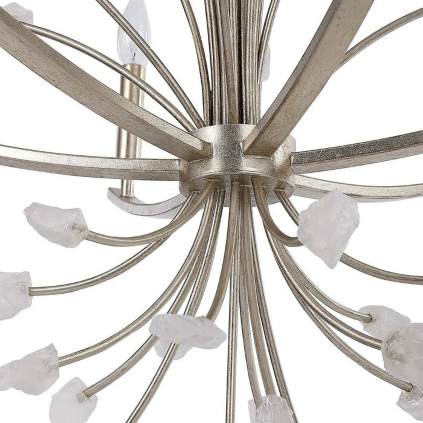 Uttermost Juliette 6 Light Silver Chandelier 21345 - 21345