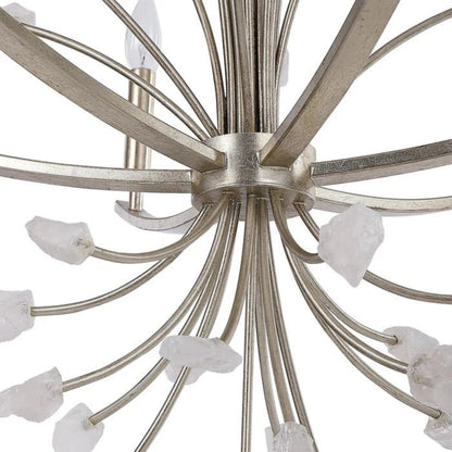 Uttermost Juliette 6 Light Silver Chandelier 21345 - 21345