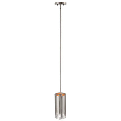 Uttermost Manheim 1 Light Nickel Cylinder Pendant 21568 - 21568