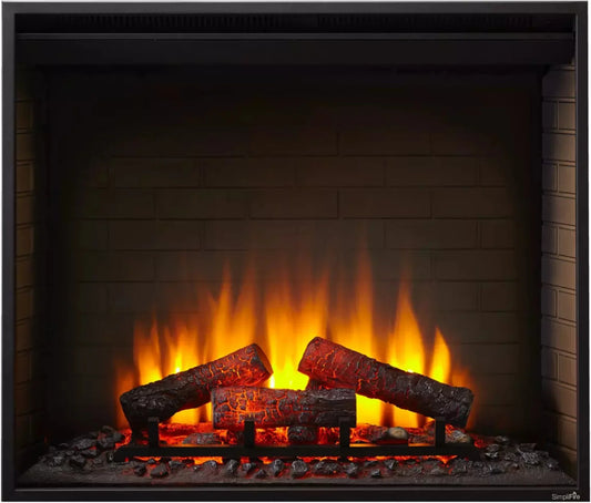 SimpliFire 36" Built-In Electric Fireplace - SF-BI36-EB