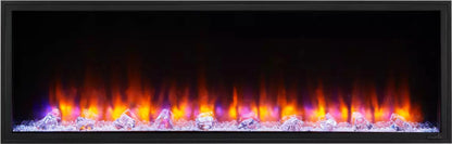 SimpliFire 43" Scion Clean Face Linear Electric Fireplace - SF-SC43-BK
