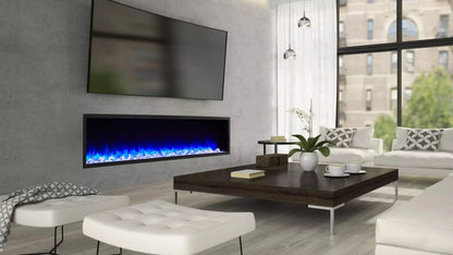 SimpliFire 43" Scion Clean Face Linear Electric Fireplace - SF-SC43-BK