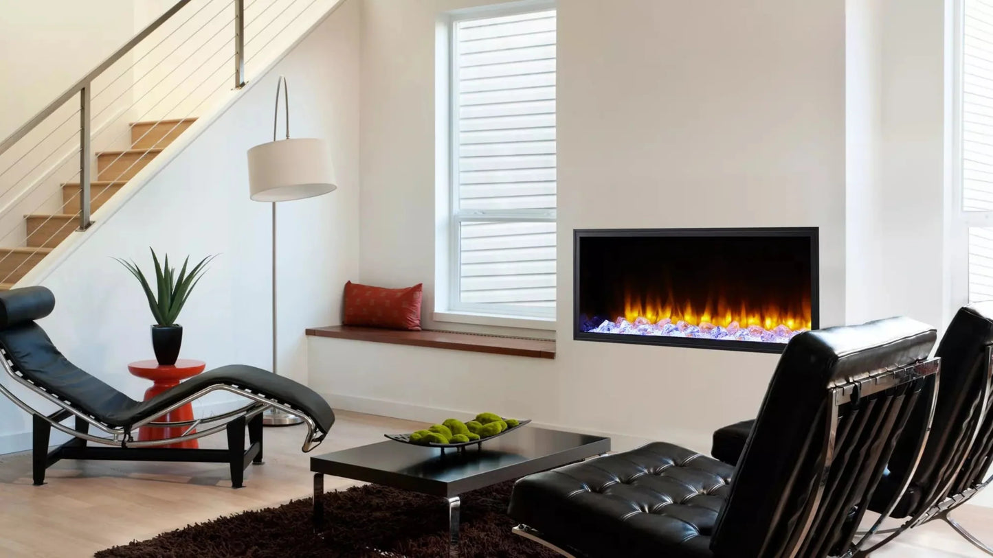 SimpliFire 78" Scion Clean Face Linear Electric Fireplace - SF-SC78-BK