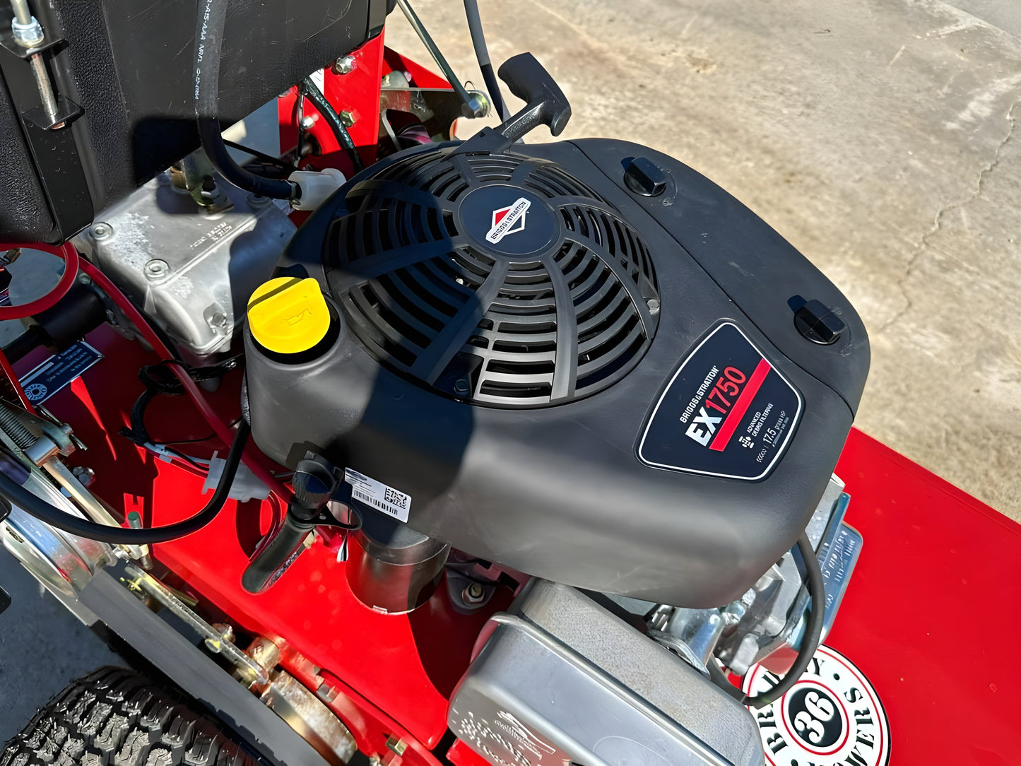 Havener Bradley 36BDE-BS17 36" Belt Drive E-Clutch Walk Behind Mower 17.5HP Briggs - 36BDE-BS17