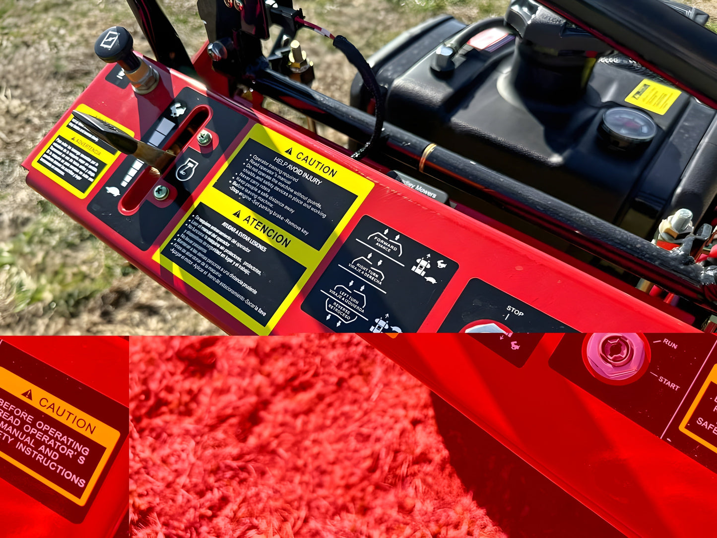 Havener Bradley 48WT-BS25E 48" T-Bar Walk Behind Mower 25HP Briggs - 48WT-BS25