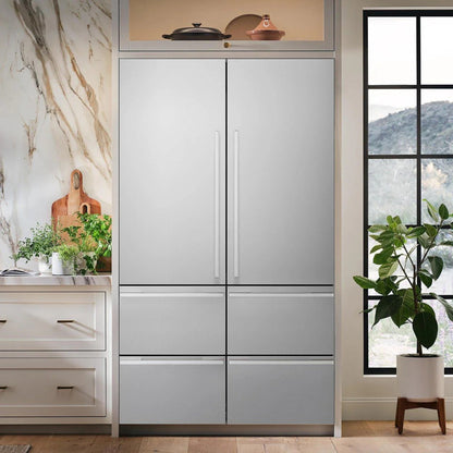 SIGNATURE KITCHEN SUITE SKSFD4826MT 48-inch Built-in French Door Refrigerator, Pre-assembled (Transitional Series) - SKSFD4826MT