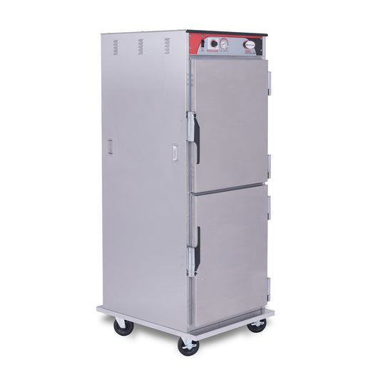 BevLes - HCSS60W94, BevLes Climate Select 3/4 Size Humidity Controlled Insulated Heated Holding Cabinet, Universal Width, 230V, in Silver - HCSS60W94