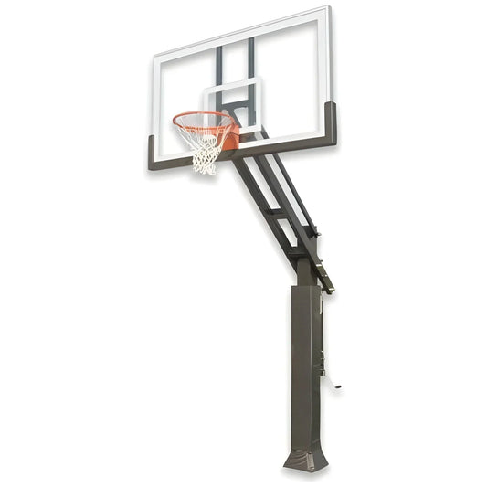 Ironclad Triple Threat 42"x60" Adjustable In-Ground Basketball Hoop - TPT664-XL