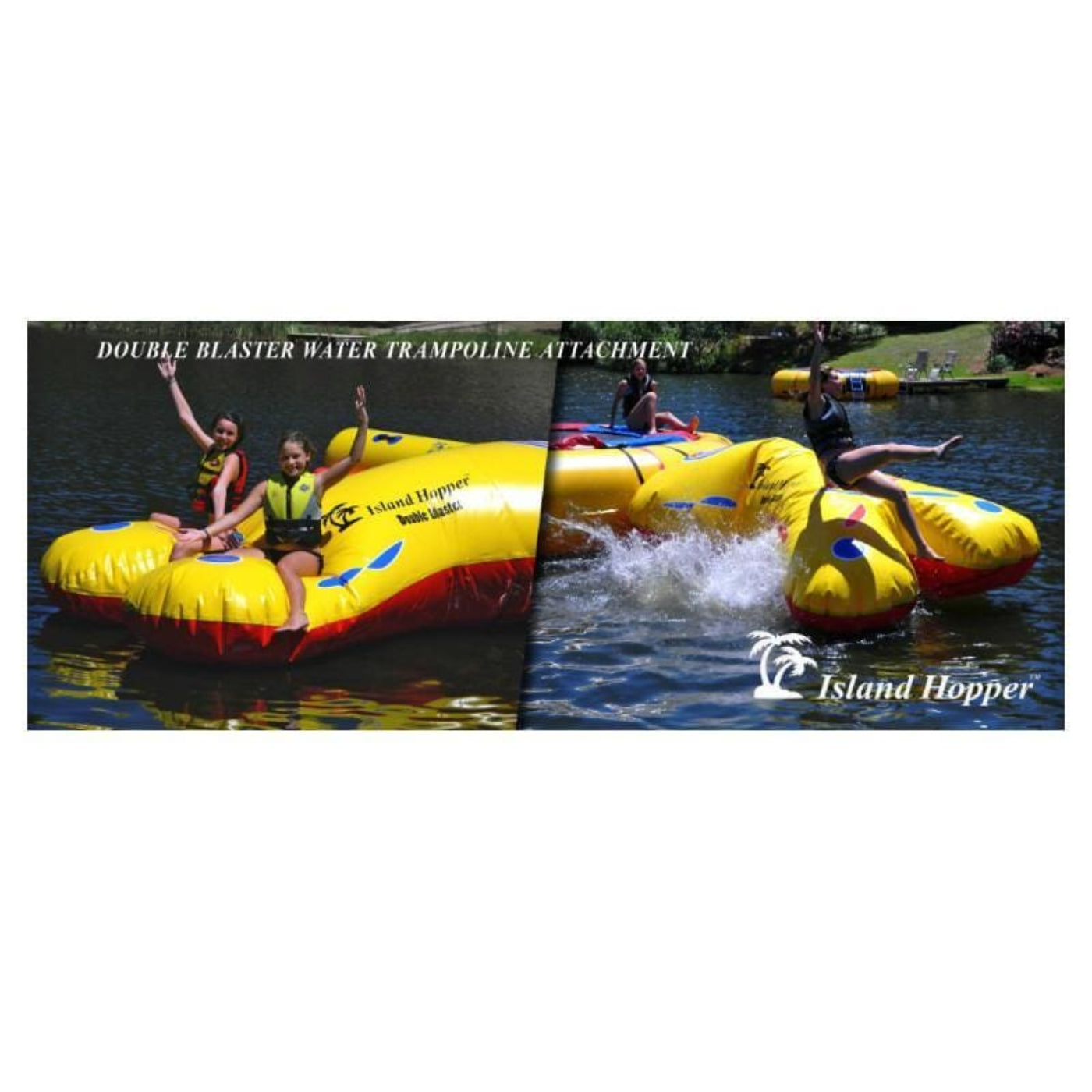 Island Hopper 15' Classic Water Trampoline - 15'PVCTUBE
