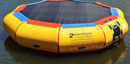 Island Hopper 17' Springless Water Bouncer "Bounce & Splash" - Recreational Grade - 17'BNS