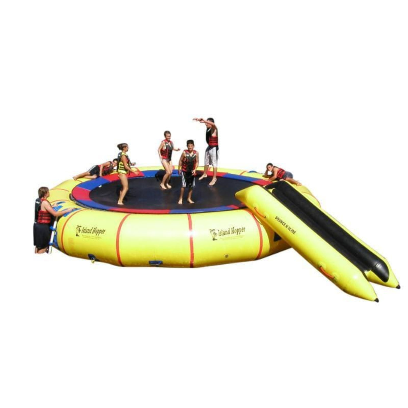 Island Hopper 25' Giant Jump Water Trampoline - 25'PVCTUBE