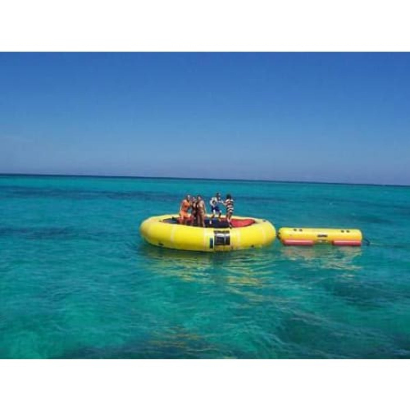 Island Hopper 25' Giant Jump Water Trampoline - 25'PVCTUBE