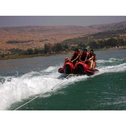 Island Hopper Elite Class Red Shark Banana Boat 10 Passenger - RSPVC-10