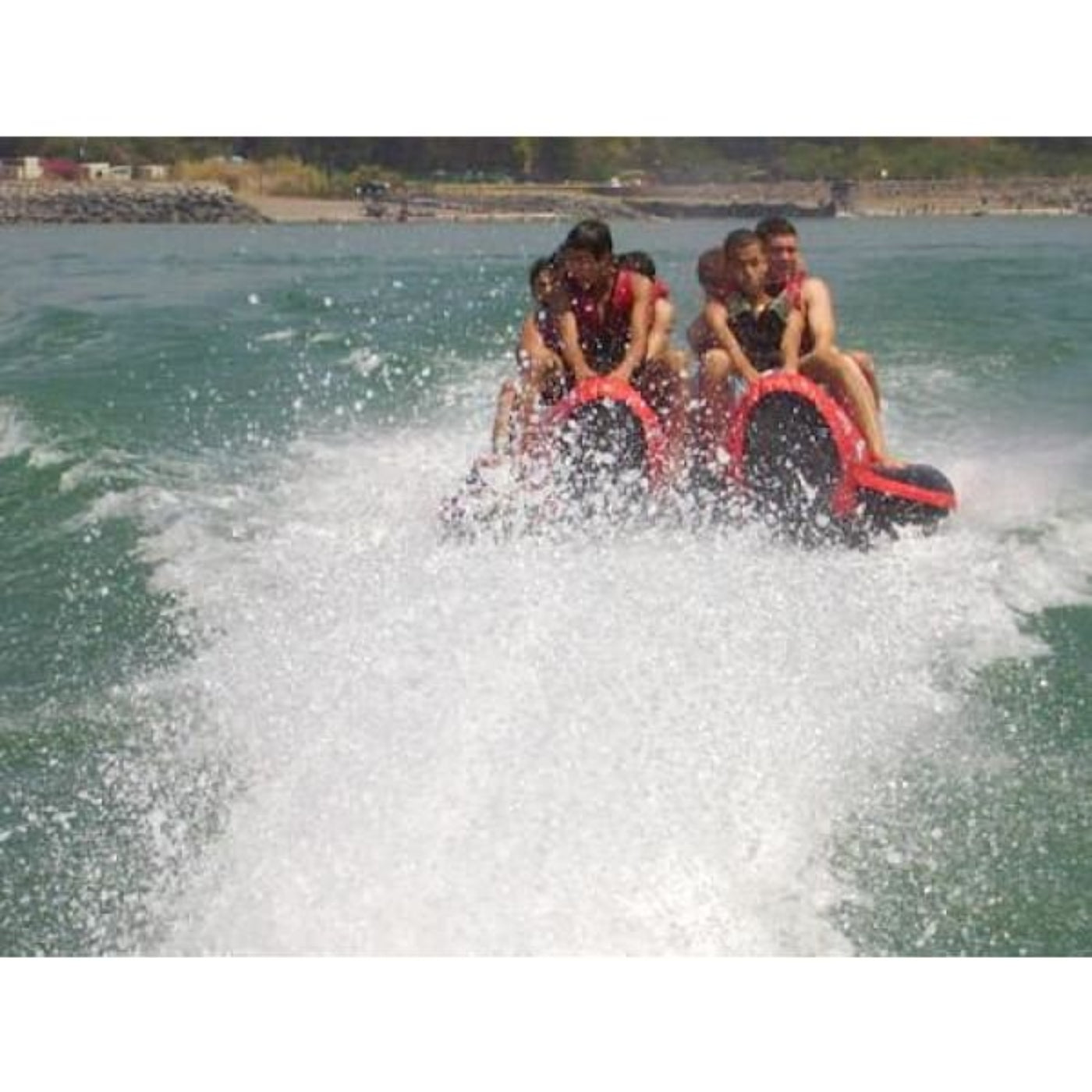 Island Hopper Elite Class Red Shark Banana Boat 10 Passenger - RSPVC-10