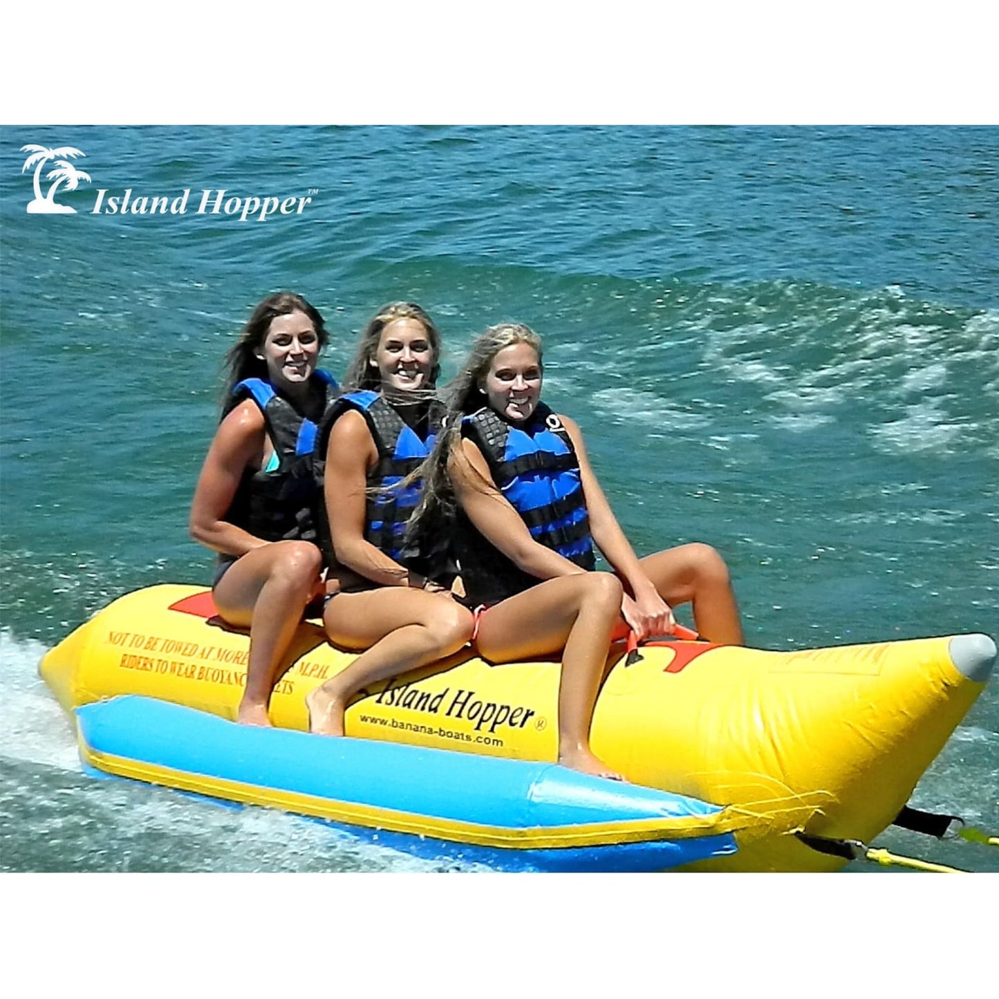 Island Hopper Recreational Banana Boat 3 Passenger - PVC-3
