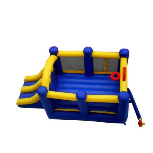 Island Hopper Racing Slide and Slam Bounce House - RACSLDSLM