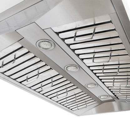Proline Island Range Hood, 1100 CFM, Stainless Steel - PLFI 755