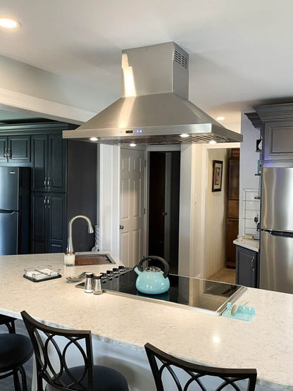 ProLine Island Range Hood, Ducted, 600/1100 CFM, Stainless Steel Finish Proline - PLFI 520