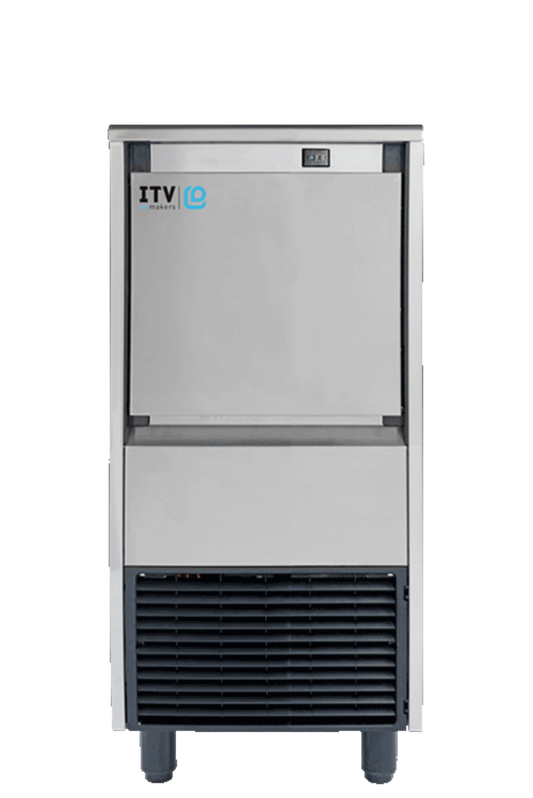 ITV - DELTA NG 120, Commercial Delta Gourmet Cubers Ice Maker Self-Contained Ice Cube Machine 108lbs