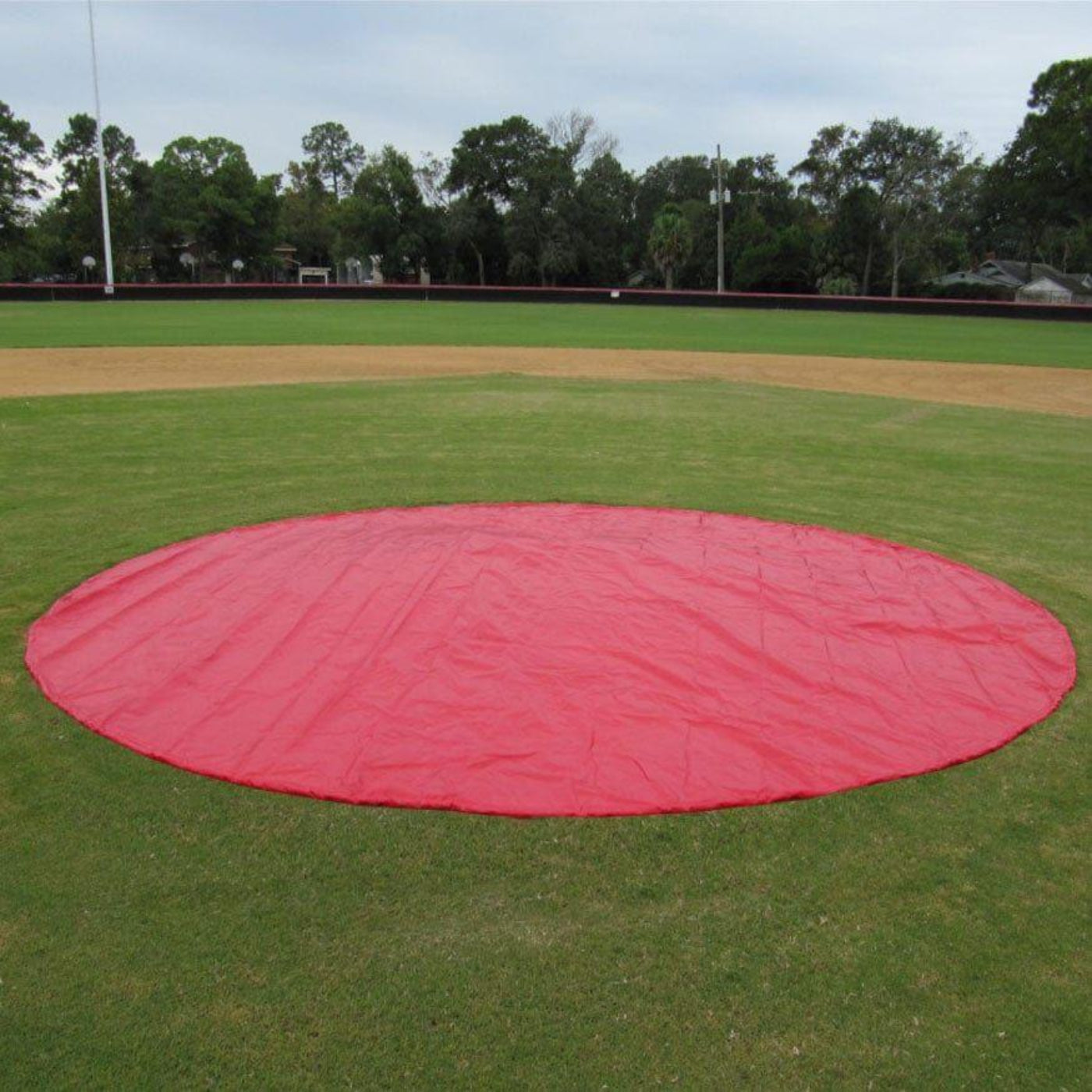 Jaypro Baseball Rain Cover with Weighted Hem (Round - 18 oz. UV Treated Vinyl) -  BBRCW