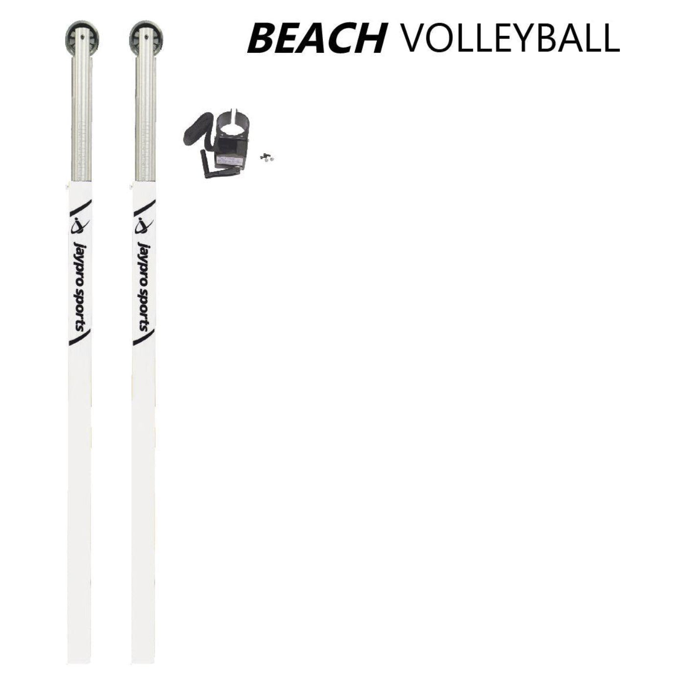 Jaypro Beach Volleyball Upright (3-1/2 in. Ground Sleeve) - NFHS, NCAA, USVBA - OBV300U
