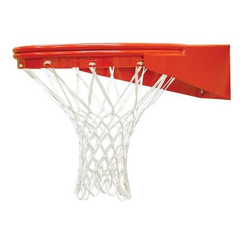 Jaypro Straight Post Basketball System (5-9/16" Pole with 6' Offset) 72"W x 42"H Perforated Steel Backboard - SPA6-PERF-DR
