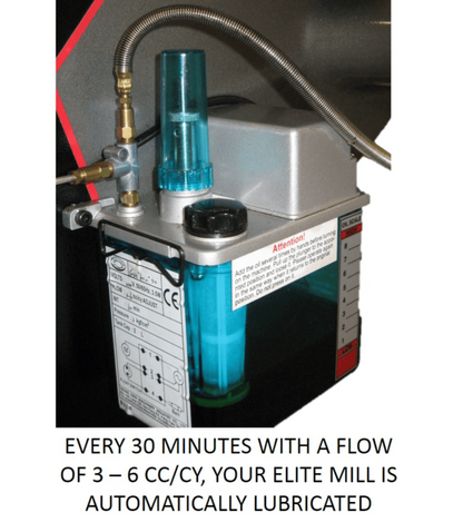 JET Elite ETM-949 Mill with 2-Axis Newall DP700 DRO and Servo X, Y-Axis Powerfeeds - JT9-894219