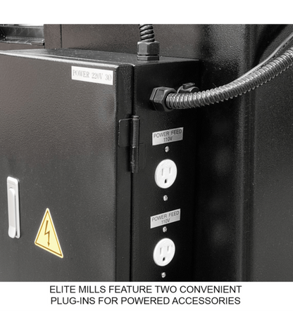JET Elite EVS-949 Mill with ACU-RITE 203 DRO and X, Y, Z-Axis Powerfeeds and Air Powered Draw Bar - JT9-894315