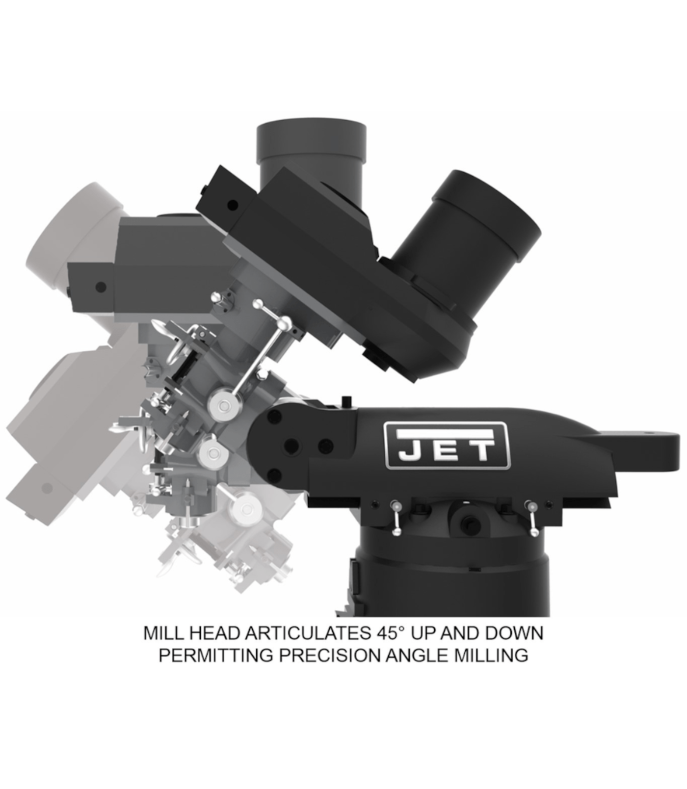 JET Elite ETM-949 Mill with 3-Axis ACU-RITE 303 (Quill) DRO - JT9-894137