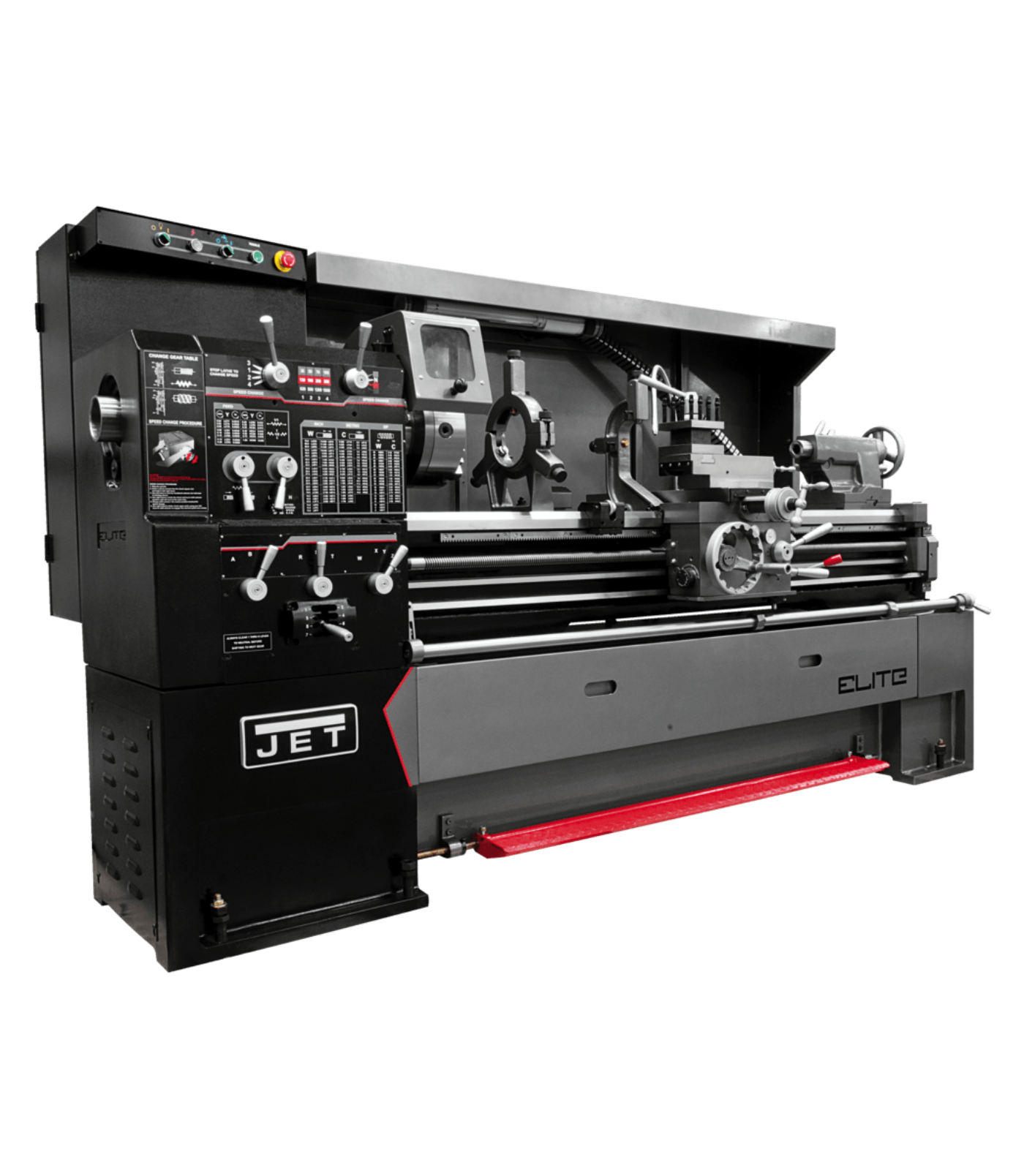 JET Elite Lathe EGH-1740 with Taper Attachment and Collet Closer - JT9-892502
