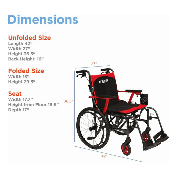 Journey So Lite C2 Ultra Lightweight Wheelchair