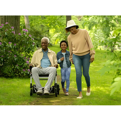 Journey Zoomer Chair With Detachable Frame Foldable Power Mobility Device