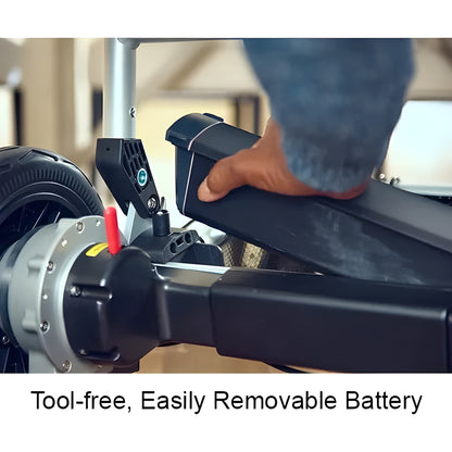 Journey Zoomer Chair With Detachable Frame Foldable Power Mobility Device