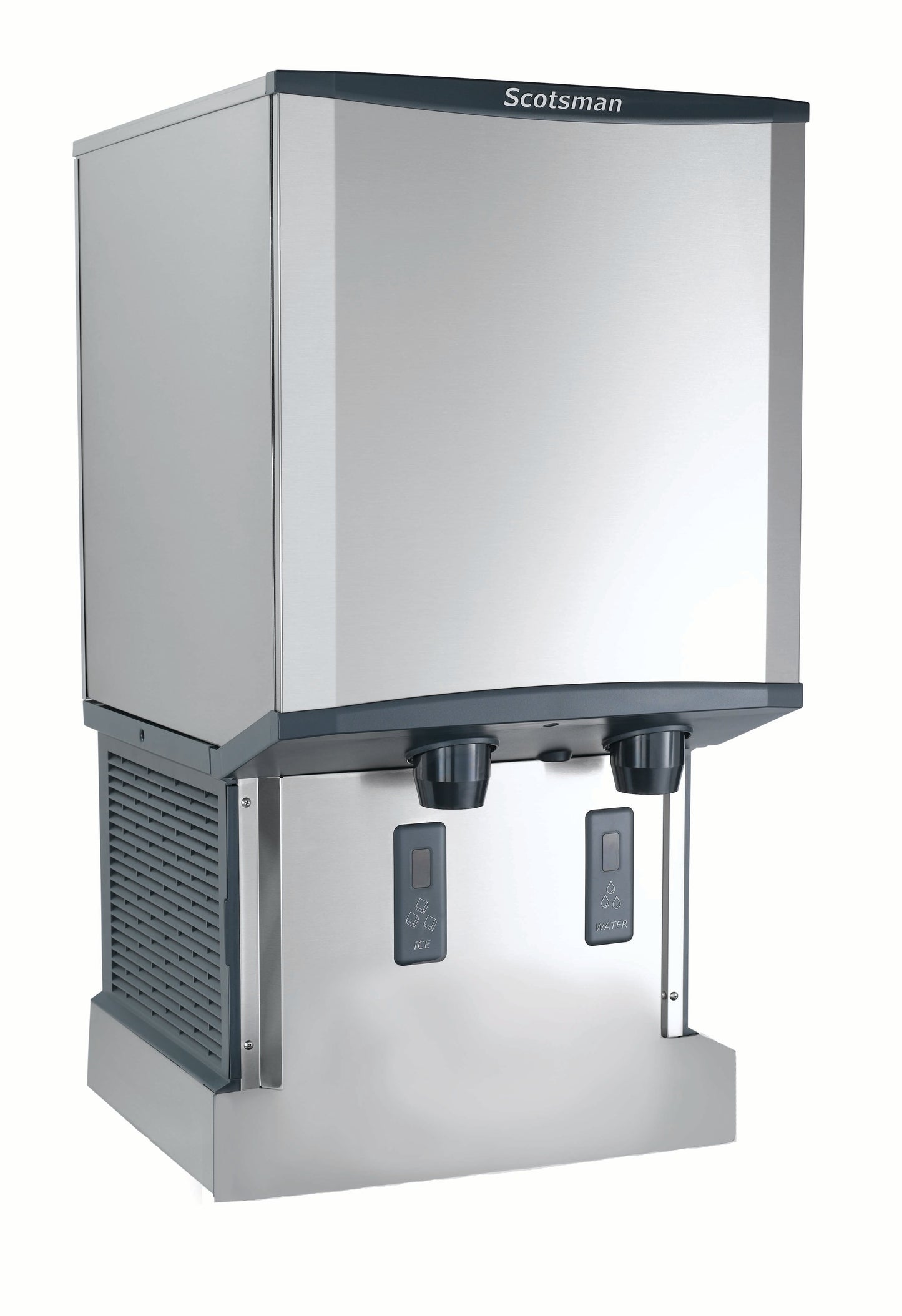 Scotsman Meridian™ Touch-Free Countertop Nugget Ice & Water Dispenser, Water Cooled - Up to 500 lb. Production, 40 lb. Storage - HID540W-1