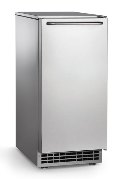 Scotsman Undercounter 15" Width, Air Cooled, Gravity Drain, Gourmet Cube Ice Machine - Up to 64 lb. Production, 26 lb. Storage - CU50GA-1