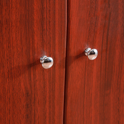 Hathaway Outlaw Free Standing Cherry Dartboard Cabinet Set - BG1040