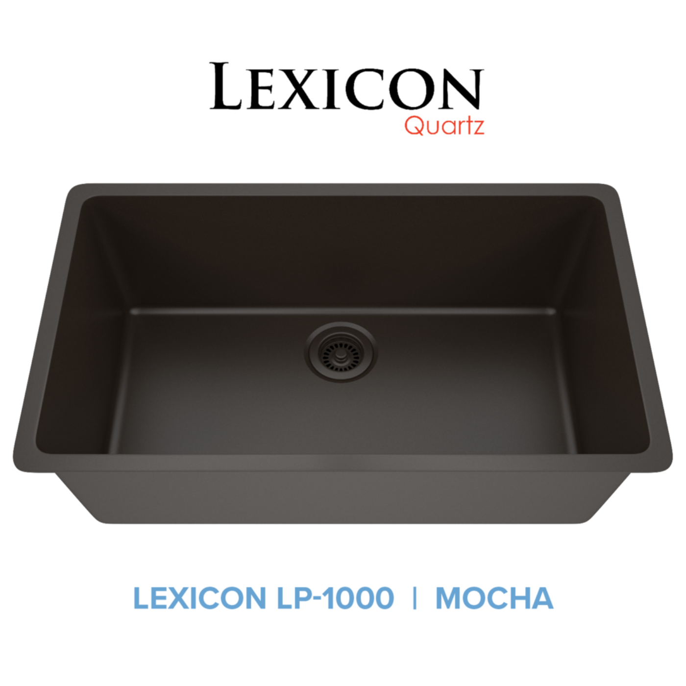 Lexicon Large 32" Single Bowl Composite Sink