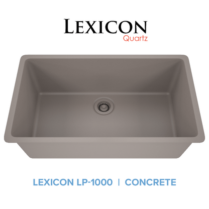 Lexicon Large 32" Single Bowl Composite Sink