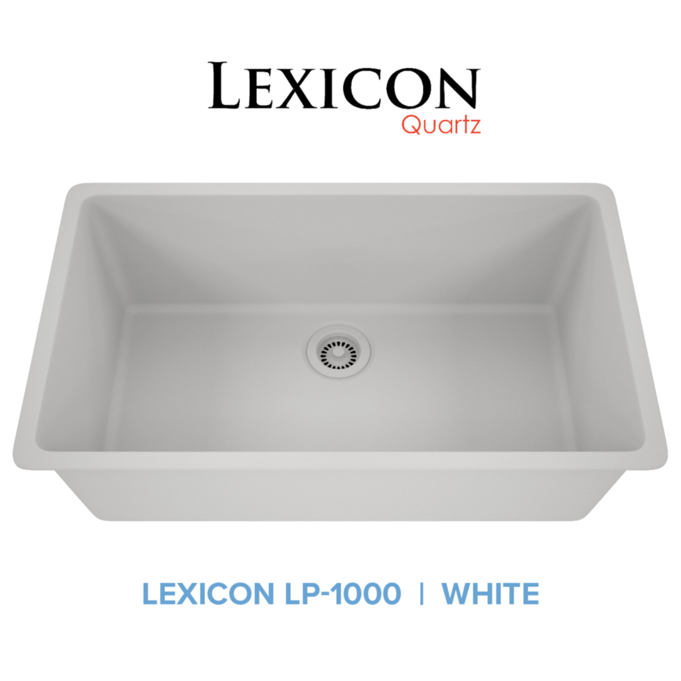 Lexicon Large 32" Single Bowl Composite Sink