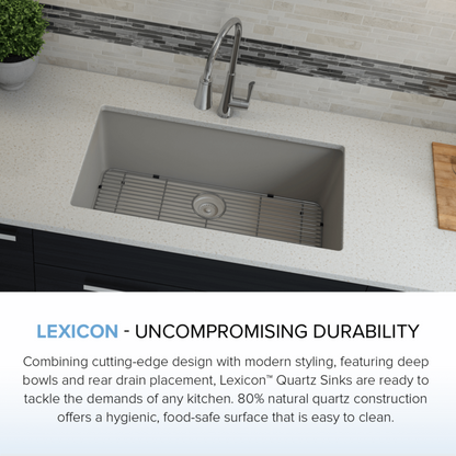 Lexicon Large 32" Single Bowl Composite Sink