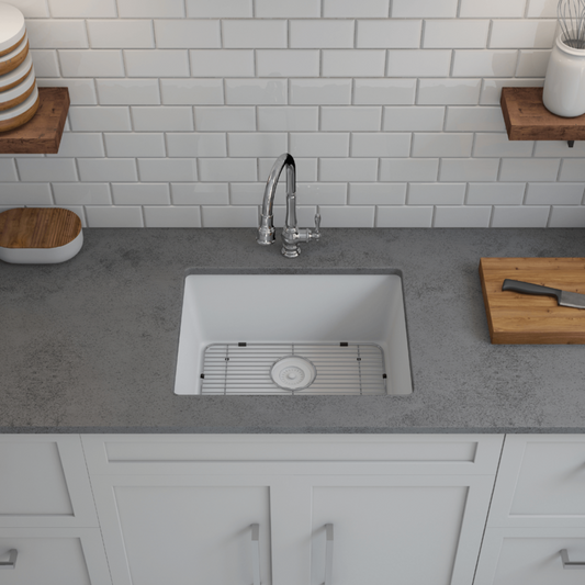 Lexicon Standard Size Rectangle Quartz Composite Kitchen Sink