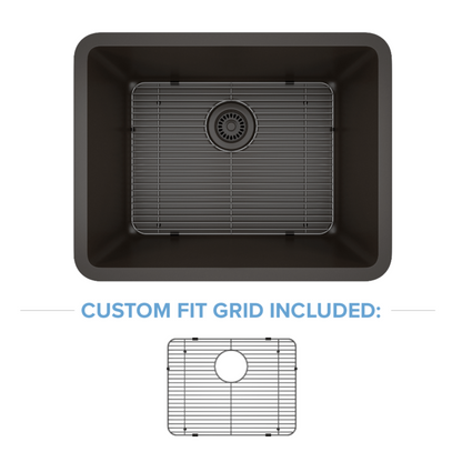 Lexicon Standard Size Rectangle Quartz Composite Kitchen Sink