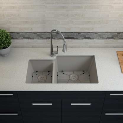 Lexicon 32" Double Bowl 40/60 Quartz Composite Sink