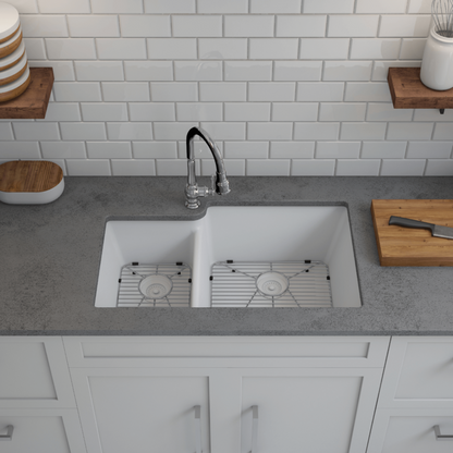 Lexicon 32" Double Bowl 40/60 Quartz Composite Sink