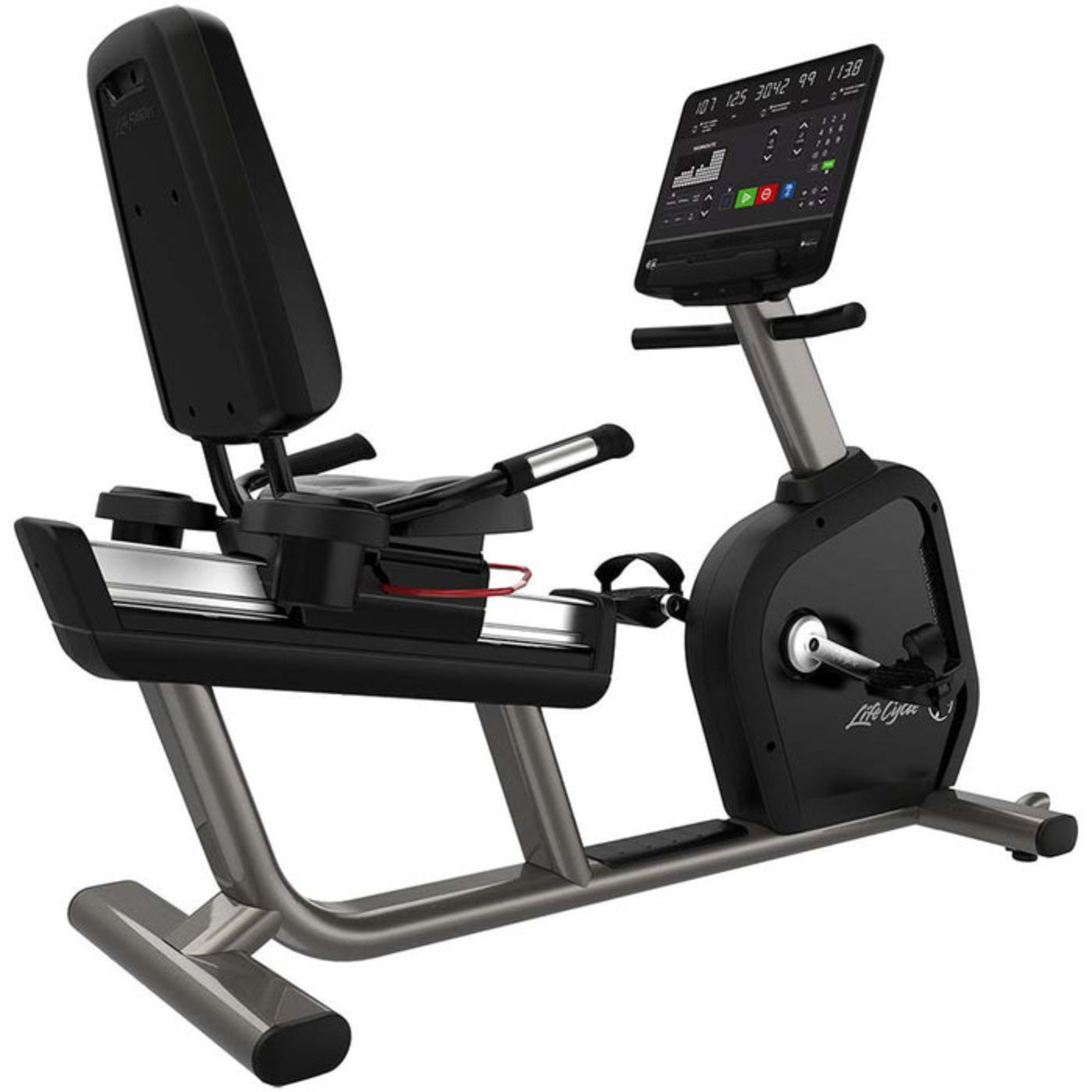 Life Fitness Club Series+ Recumbent Bike - CSR-SE424-BLKF-DOM14