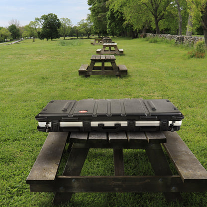 SKB Cases 2SKB-5014 Hard Exterior Waterproof ATA 50-Inch Double Bow Case, Black - 189871